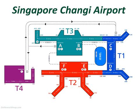 Changi Airport PTB3 Map .